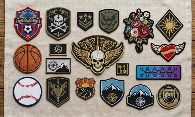 design and digitize custom embroidery patches