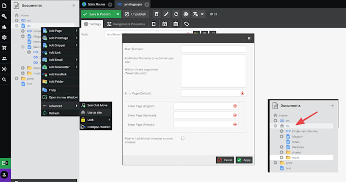 create and maintain PHP symfony pimcore website