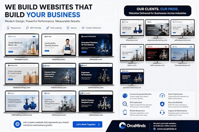 develop a fast, responsive, SEO friendly website