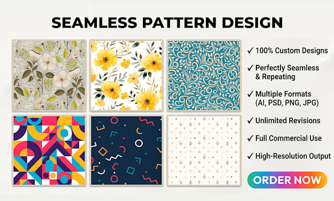 create custom seamless repeat pattern