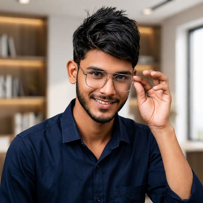 create a realistic professional ai profile picture