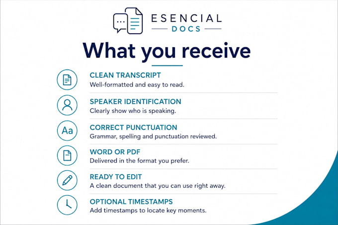 transcribe spanish audio into professional documents