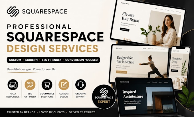 squarespace website design redesign squarespace website expert for business