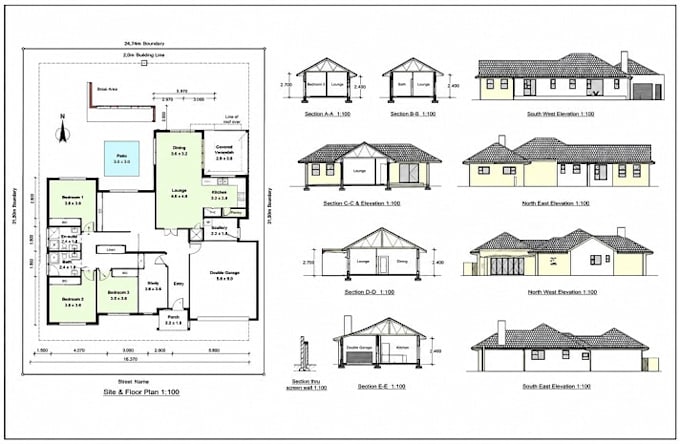 2d plan chief architect house blueprints archicad design draftsman architectural
