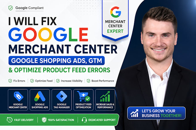 fix gmc misrepresentation google shooping ads GTM and optimize product feed
