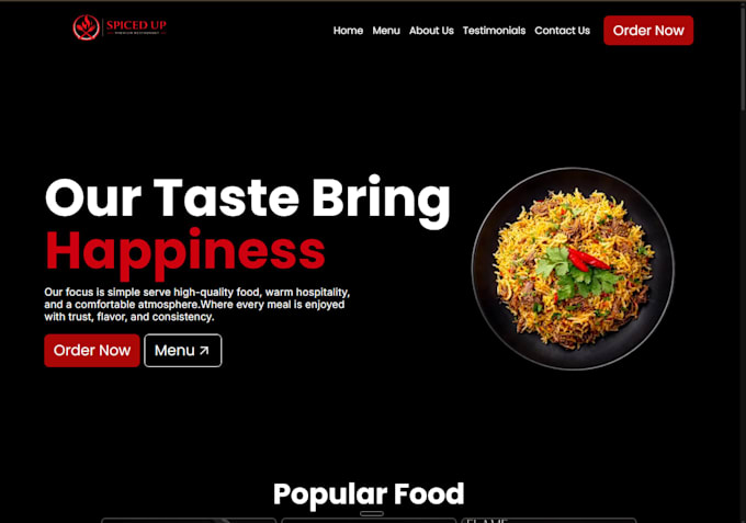 build a restaurant website with whatsapp ordering