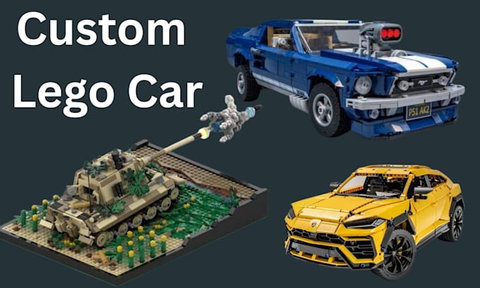 do custom lego moc 3d lego model in brinklink studio with building instruction