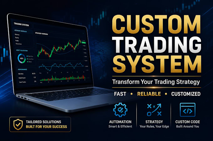 turn your trading strategy into a customized trading system