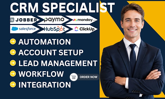 do jobber hubspot crm salesforce clickup monday com paymo flowlu liquid planner
