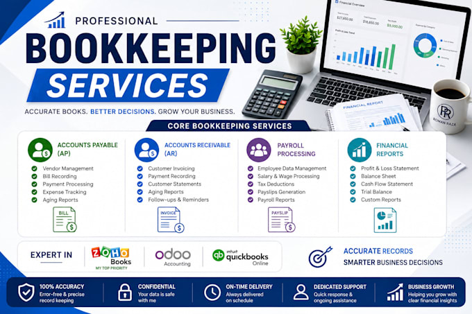do professional bookkeeping and bank reconciliation