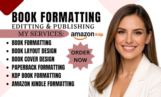 be your book formatter, book formatting and publishing for amazon kdp
