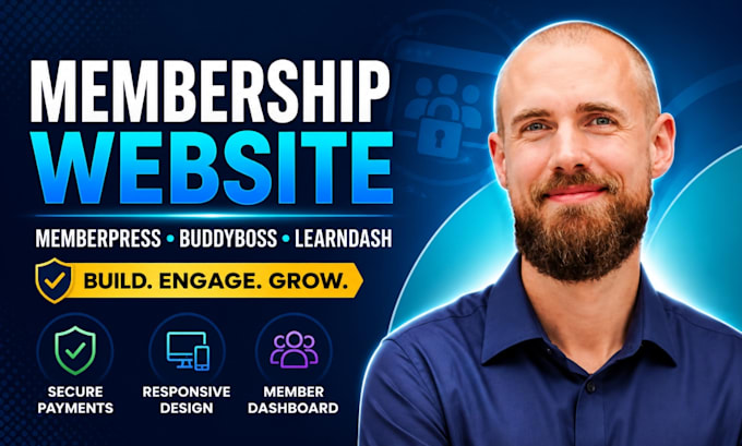 build wordpress membership website subscription website with memberpress
