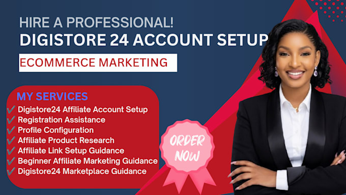 create a verified digistore24 affiliate account for you in 48hours