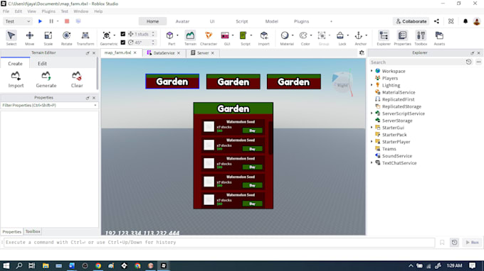 develop roblox game, ugc, and roblox script