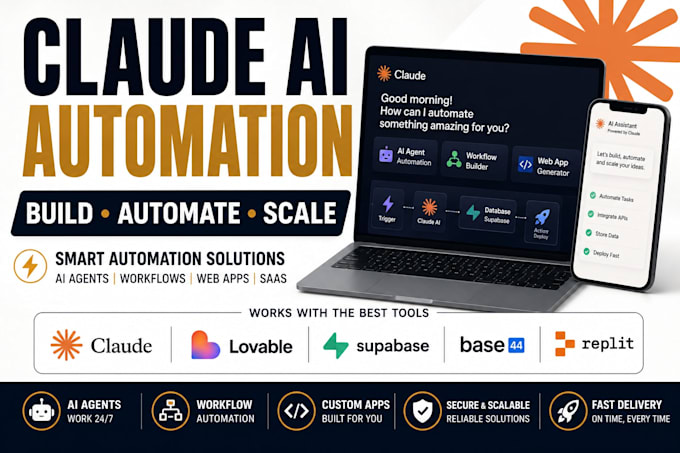 build claude ai agent claude code ai automation lovable ai replit claude shopify
