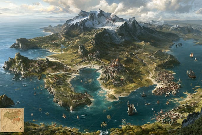 create your fantasy city map