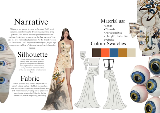 design professional product narrative board