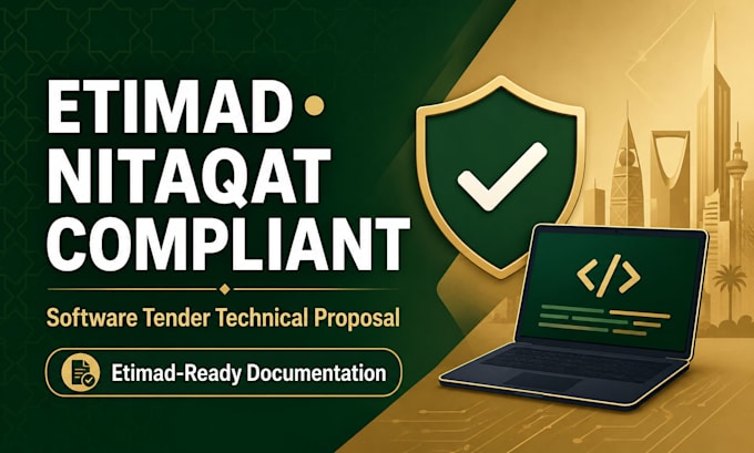 write nitaqat compliant technical proposal for etimad software tenders