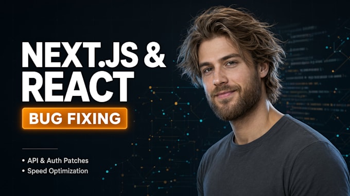 fix react next js API database authentication and web app perfomance issues