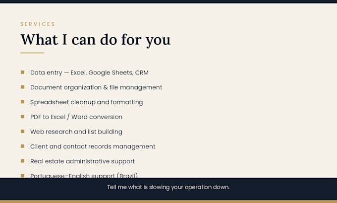 be your virtual assistant for admin support and data entry