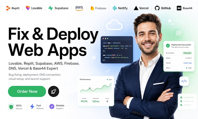 fix lovable dev lovable ai vibe coded app mvp replit web app supabase base44 app