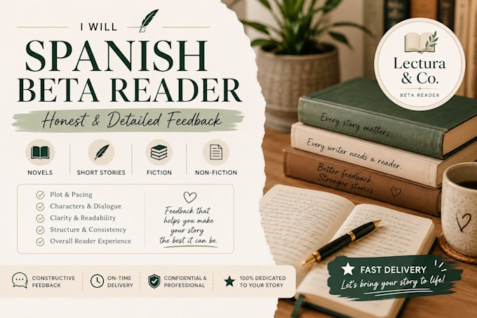 beta read your spanish novel and provide detailed feedback
