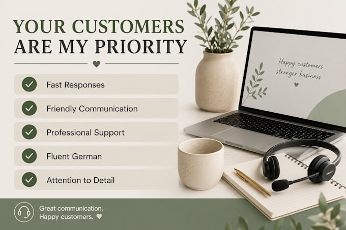 provide german customer support