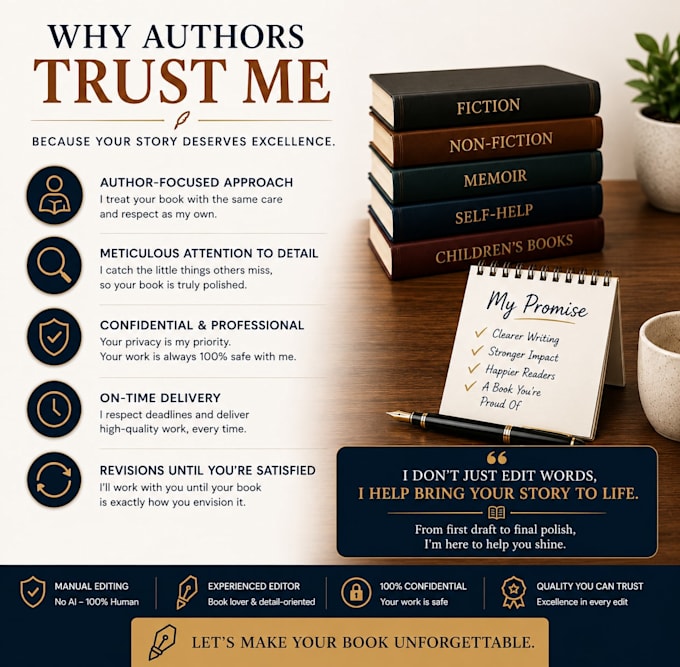 polish books and manuscripts professionally