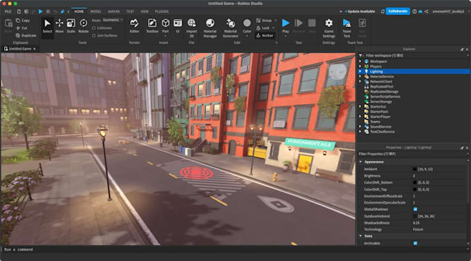 develop custom roblox game, rpg, scripting, maps, UI, gui, vfx, and 3d assets