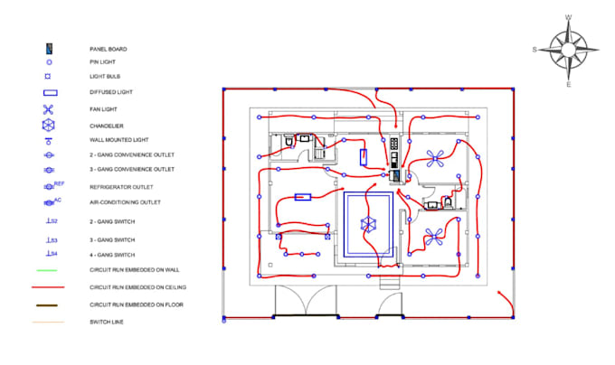 create accurate electrical layout plan from your floor plan for functional uses