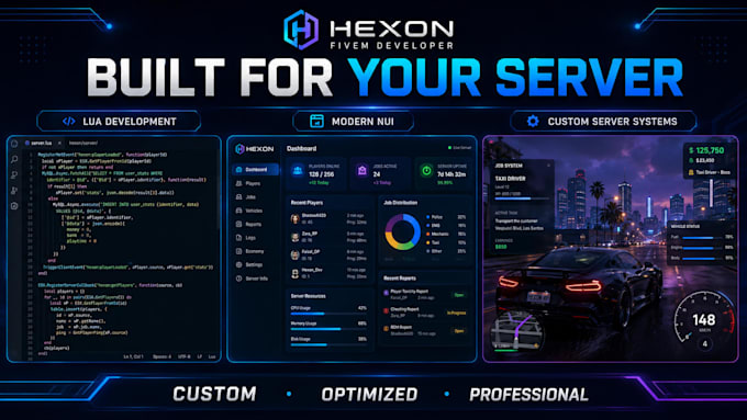 develop a custom fivem esx, qbcore, qbox, or standalone script