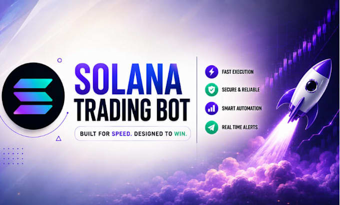 develop a custom solana trading bot, copy trading bot and telegram trading bot