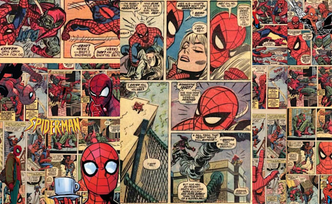 draw super hero character in a comic style