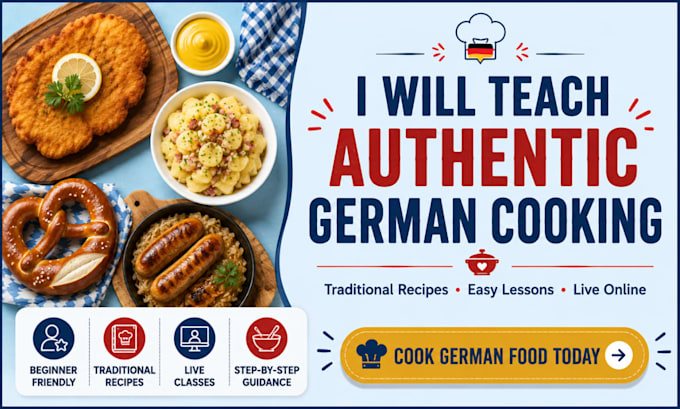 teach authentic german cooking with easy step by step lessons
