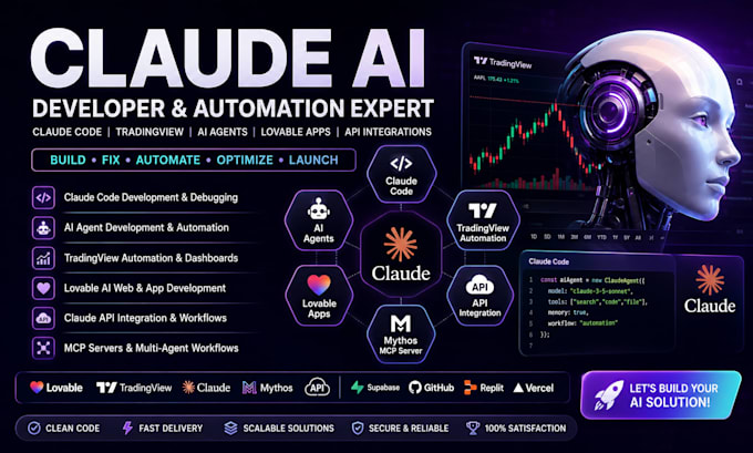 claude code tradingview claude mythos claude ai agent claude website lovable api