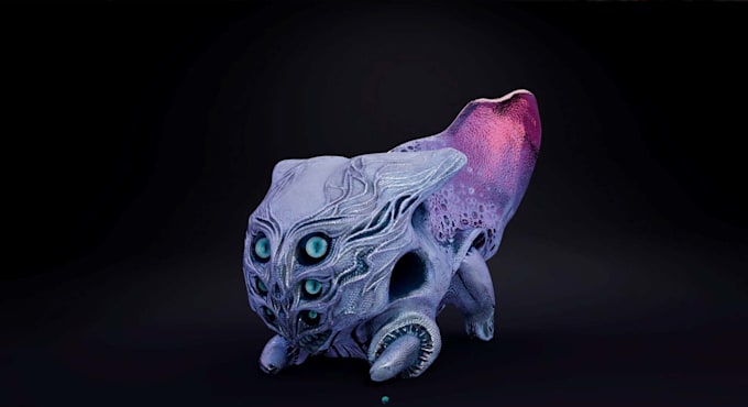 create custom 2d and 3d creature models and designs