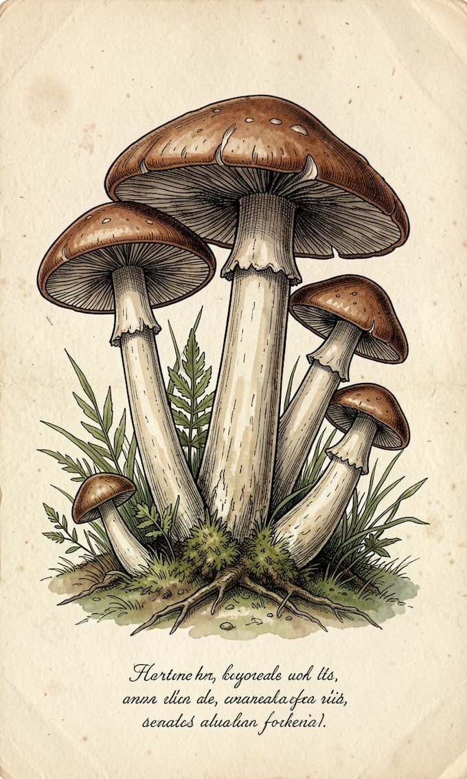 draw detailed vintage botanical watercolor illustrations