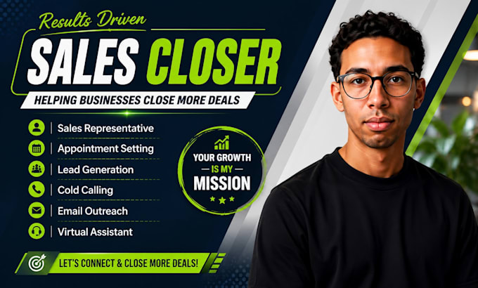 sales development representative sales closer b2b salesperson appointment setter