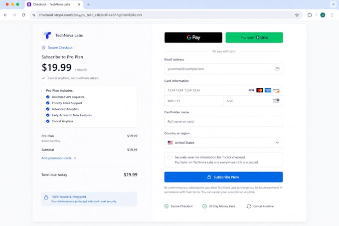 integrate stripe, paypal or razorpay payment gateways in java