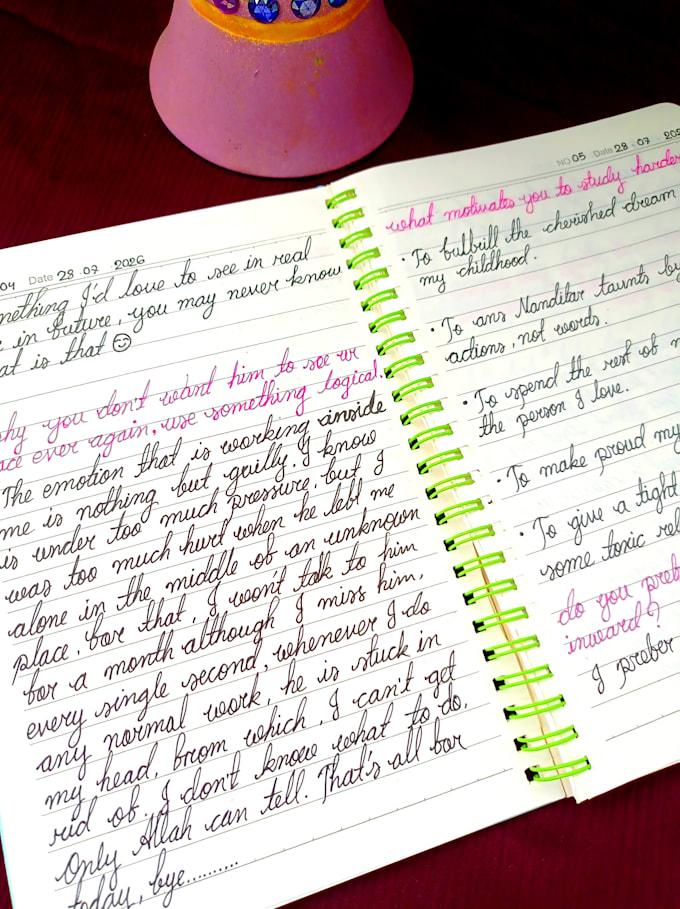 handwrite your personalized letters and notes