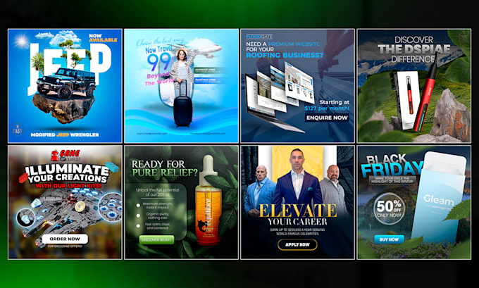 design facebook ad creative and meta ads