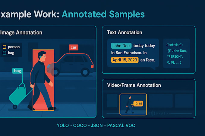 provide precise ai data annotation and data labeling