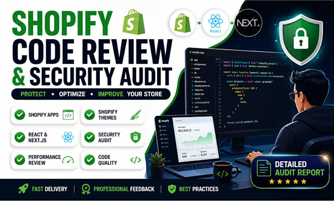 review and audit your shopify app or theme code