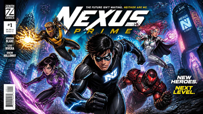 professionally color your comic, webtoon, or cover art