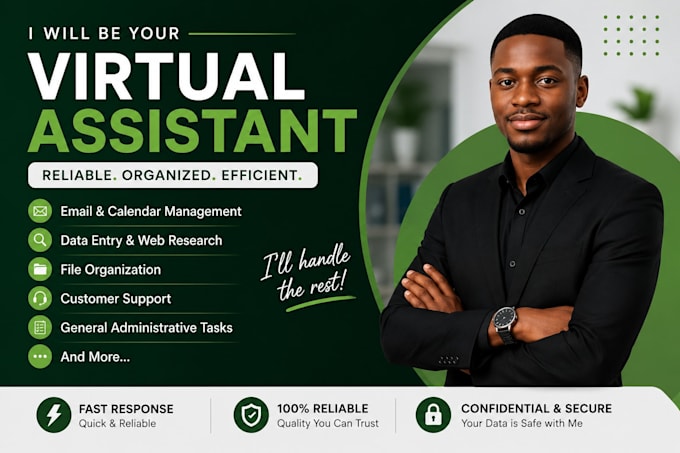 be your professional virtual assistant for admin support