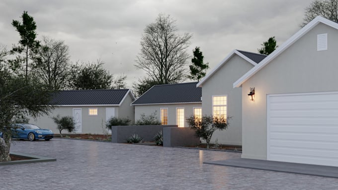 create realistic 3d house designs and architectural renderings