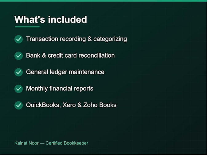 do your bookkeeping using quickbooks, xero, or zoho books