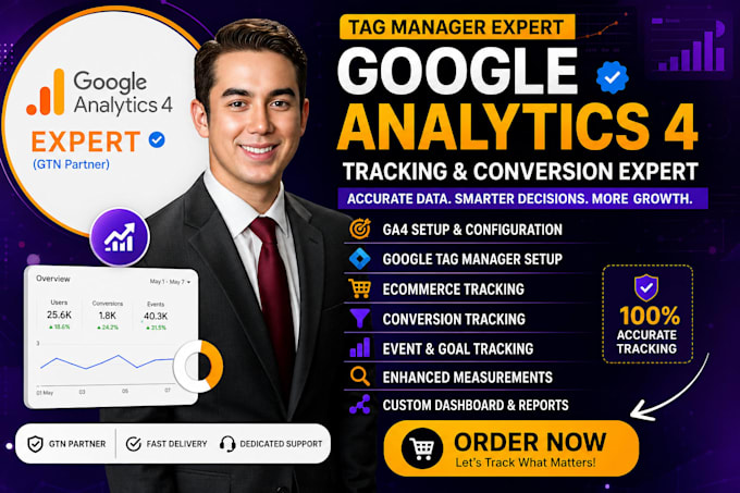 setup google analytics 4 ga4 ecommerce conversion shopify analytics tracking gtm