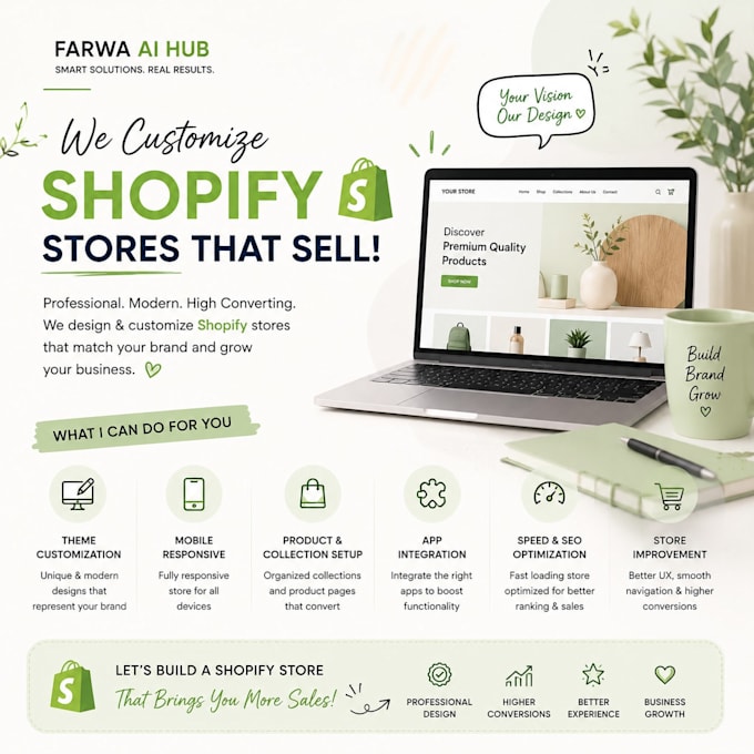 customize your shopify store professionally