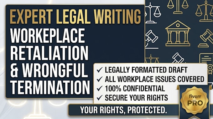 draft a workplace retaliation and wrongful termination complaint